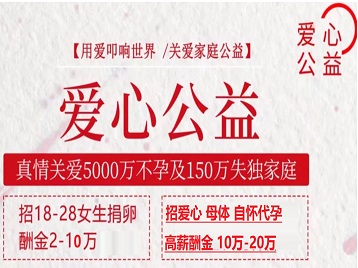 万秀捐卵助孕生子 爱心志愿者招募